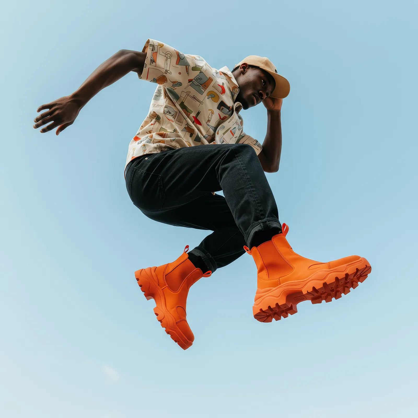 man jumping